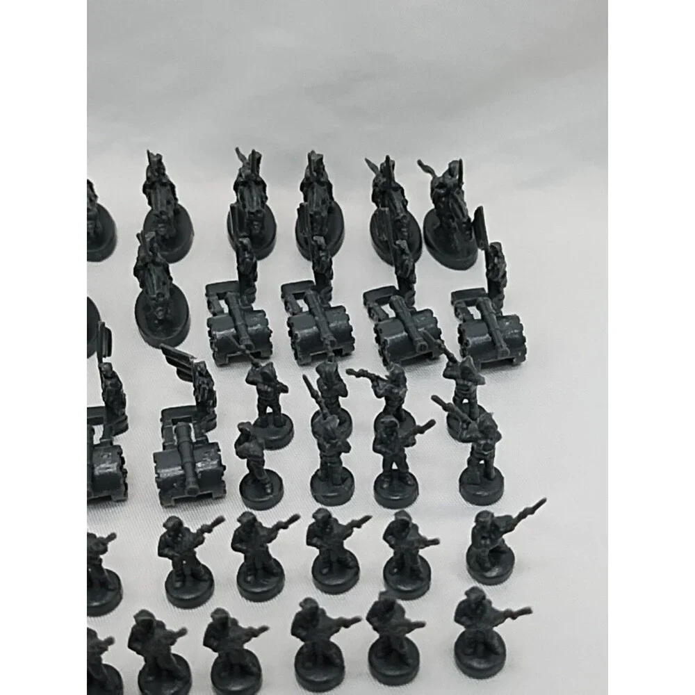 Set Of (60) 2003 Risk Gray Board Game Player Pieces